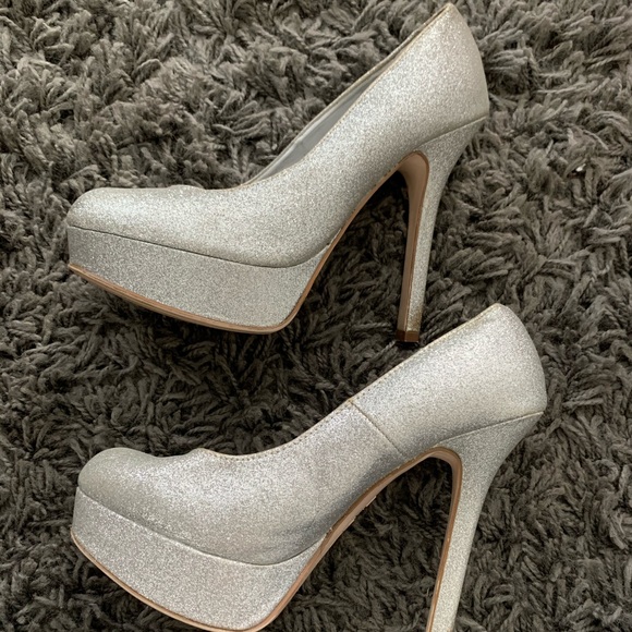 Brash Shoes - Brash platform heels- silver